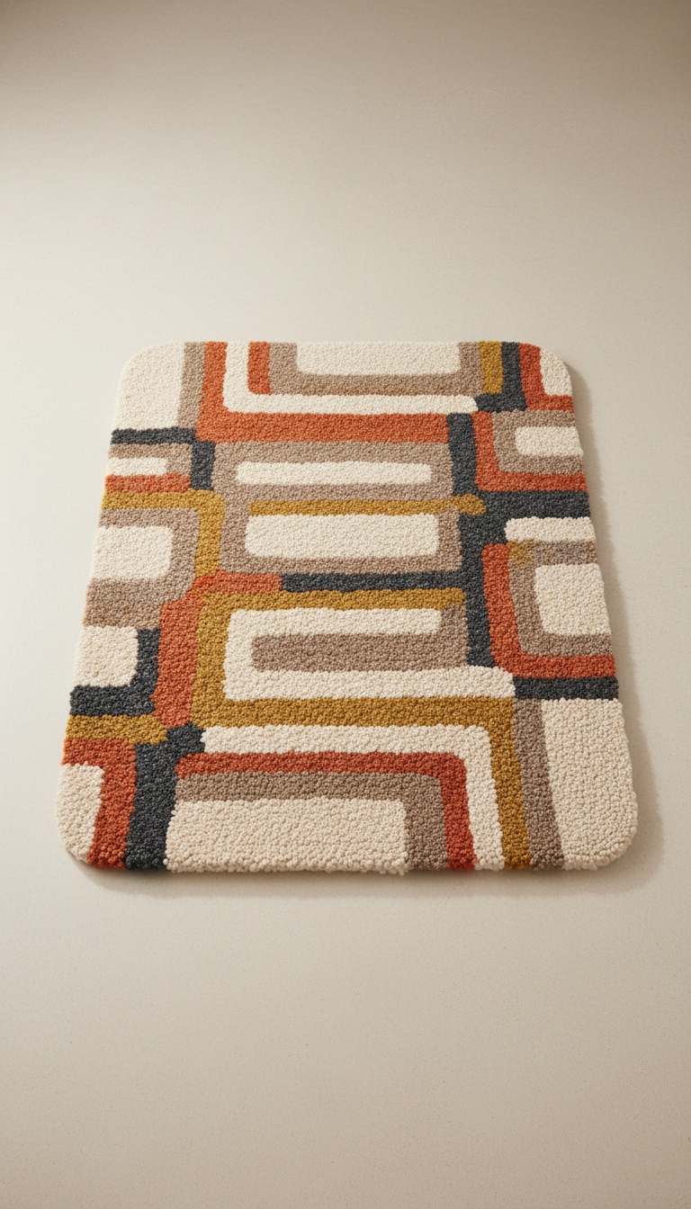 Hand-Tufted Wool Area Rug