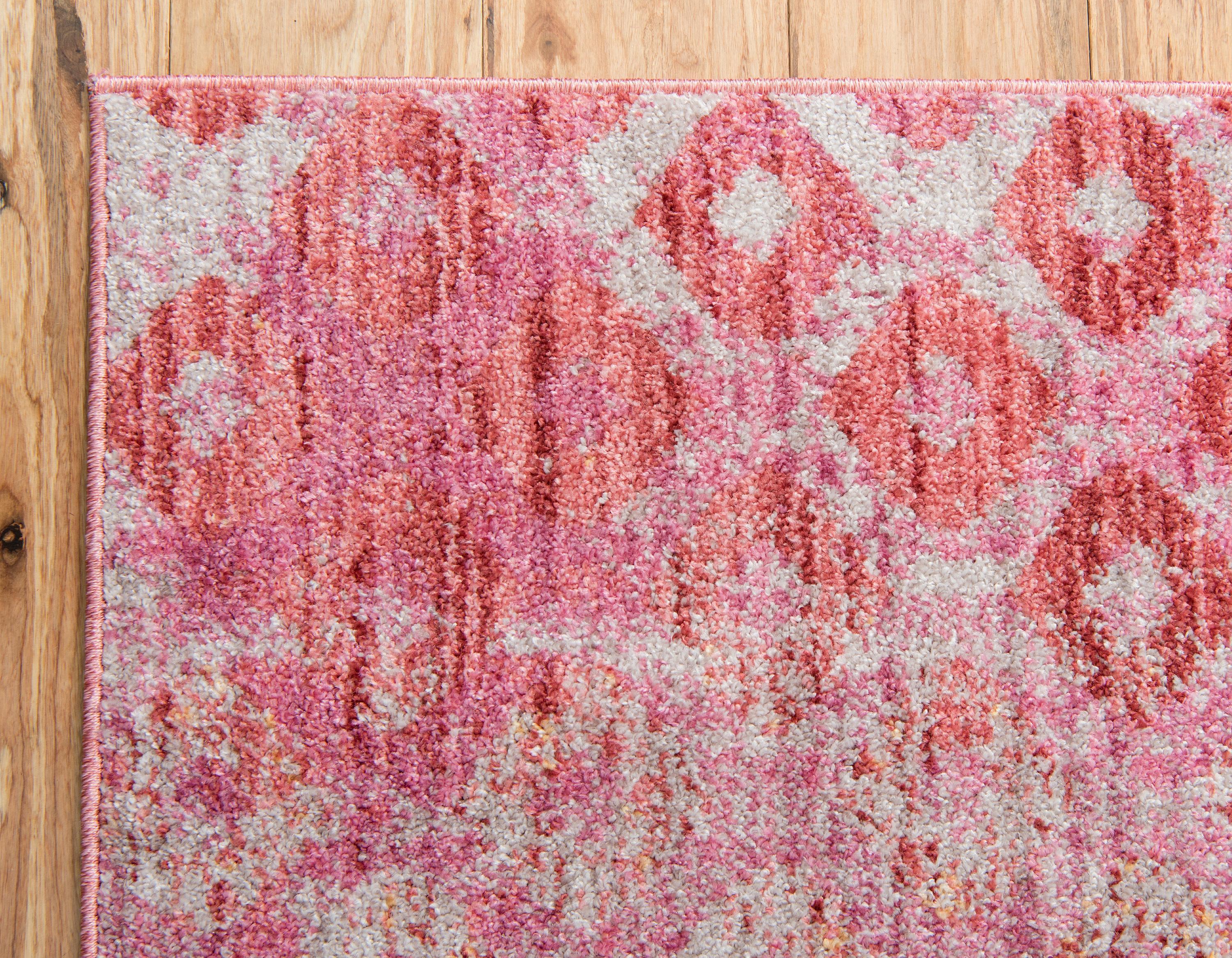 Devan - Rainbow Square Pattern Rug